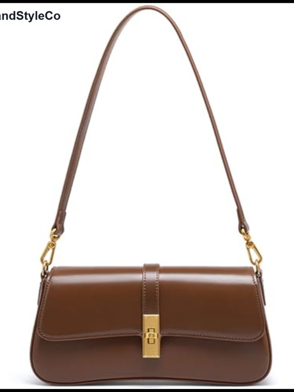 Genuine Cowhide Leather Evening Hobo Bag Lightweight Underarm Shoulder Bag